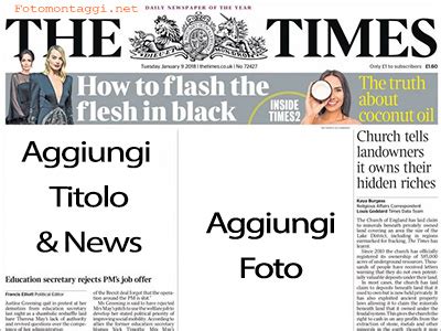 crea prima pagina fake